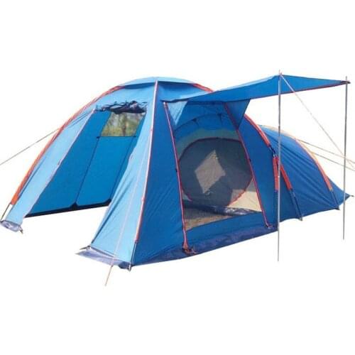 Hot Sale Double-Decker Travel Outdoor Camping Tent Ultralight Rainstorm-Proof And Easy-To-Carry Riding Tents In The Wild