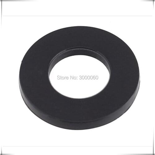 M6*18mm*1.5mm Black Nylon Large Flat Washer Gasket 500pcs/bag