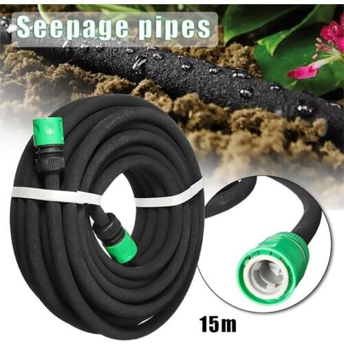 Multifunctional Soaker Hose Outdoor Reusable Heavy Duty Drip Hose for Garden Courtyard Lawn Irrigating GQ