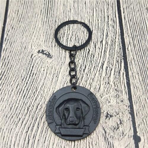 New Vintage Retro Labrador Retriever Keychain High Quality Labrador Retriever Pendant Keychain Women Dog Pendant Jewelry