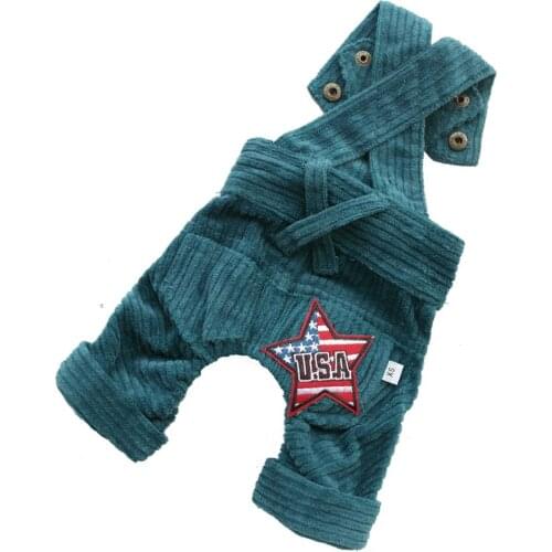 Clothing for Dogs Autumn Warm Cordurory for Small Dogs Pet Jumpsuit Dog Rompers Jumpcoat XS S M L