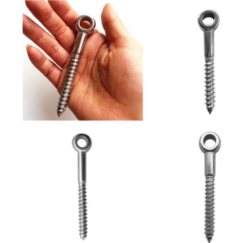 316 Stainless Steel Eyebolt Made of Stainless Steel 10 X 80mm, 6 X 60mm, 8 X 80mm