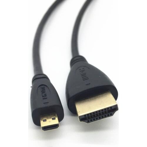 HDMI Male To Micro HDMI Adapter Converter Cable Cord for Panasonic DMC ZS60 ZS60GH GF8 FZ300 FZ300GK TX1 G85H