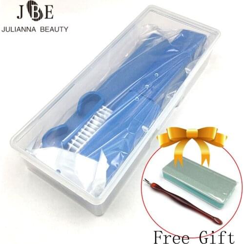 New 6Pcs/Set Sandpaper Nail File Manicure Buffer Acrylic Nail Brush High Quality Tips Lime A Ongle Professionel Tool Blue Kits