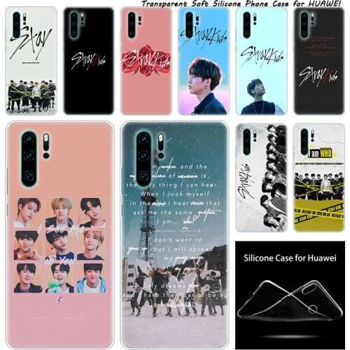 Luxury Soft Silicone Case Stray Kids for Huawei NOVA 3 3i 5 5i P20 P30 Pro P9 P10 P8 Lite 2017 P Smart Z Plus 2019 Fashion Cover