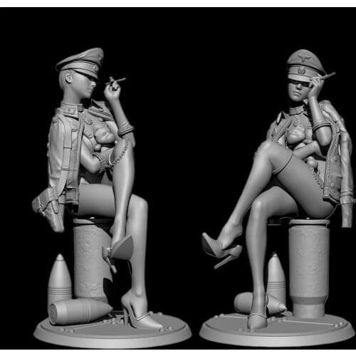 YFWW-2073 1/24 Resin Soldier White Film Used High-quality 5cm Collect Static Resin Epoxy 2021 Choice High Style Best To Hot G5A3