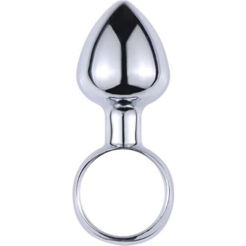 1PC Stainless Steel Butt Plug Anal Bead Stimulator Sex Toys Dildo Anal Plug Gay