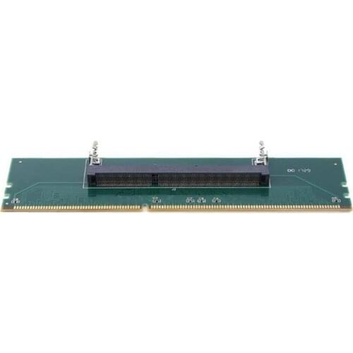 1pcs DDR3 Notebook Memory To Desktop Memory RAM Connector Adapter Card 204 Pin SO-DIMM To Desktop 240 Pin DIMM Male Connector