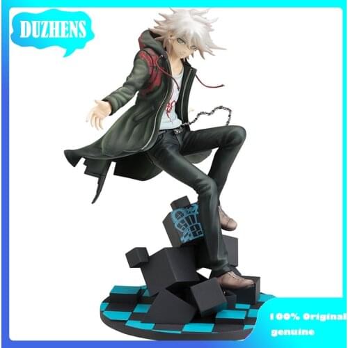 100% Original genuine Super Danganronpa Despair School Nagito Komaeda 21cm Action Figure Anime Figure Model Toy Figure Doll Gift