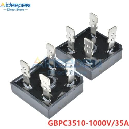 5Pcs/lot GBPC3510 Diode Bridge Rectifier GBPC3510-1000V/35A-Bridge Rectifier 4 Pin New Original