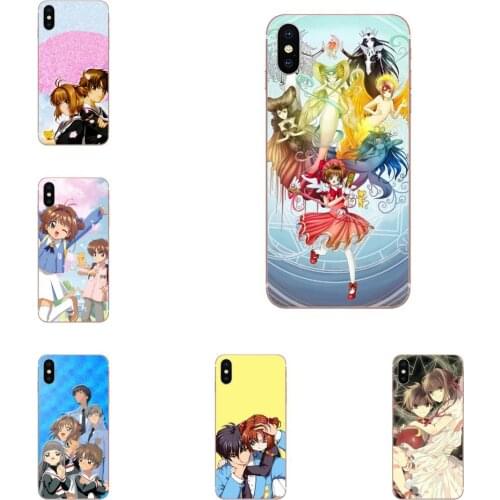 Pattern Phone Cases For Apple iPhone 4 4S 5 5C 5S SE SE2020 6 6S 7 8 11 Plus Pro X XS Max XR Sakura Card Captor