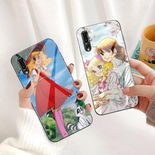 Candy Candy 90s Anime Phone Case Tempered Glass For Huawei P30 P20 P10 lite honor 7A 8X 9 10 mate 20 Pro