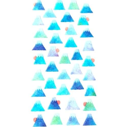 Climbing Mountain Sticker For Scrapbooking Diary Decorations