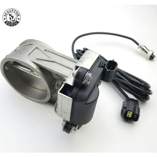 Electric exhaust valve controller kit with two 2.0 "/ 2.5" / 2.5 "/ 2.75" / 3 "adjustable dual return air downspouts