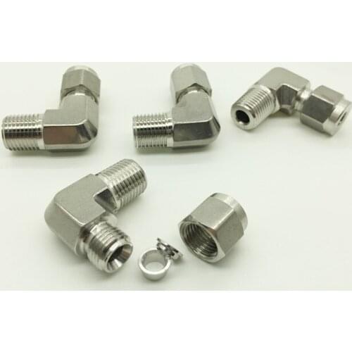 316 90 Elbows,Male Elbows,ZG Pipe Compression Fitting,Stainless Steel Tube Compression Fittings