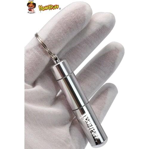 HONEYPUFF Aluminum Herb Containers Storage Stash Jar Removable Smell Proof Container Metal Airtight Jars For Herb Tobacco