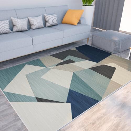 Washable Living Room Rugs Nordic Coffee Table Area Geometric Carpet Modern Minimalist Bedroom Rug Entrance Door Mat Kitchen Mat
