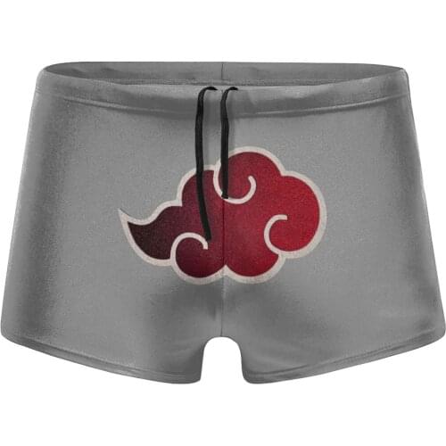 Men Japanese Anime beach swimming trunks Akatsuki (15) swimsuits husband for the sea Pool