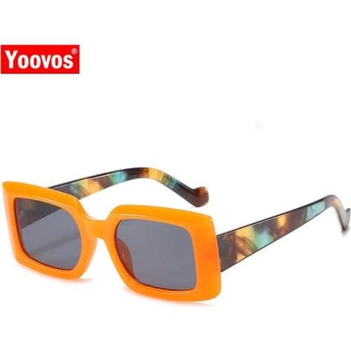 Yoovos Luxury Sunglasses Women Square Glasses Brand Designer Women Mirror Sun Glasses Small Frame Eyewear Retro Women Sunglasses