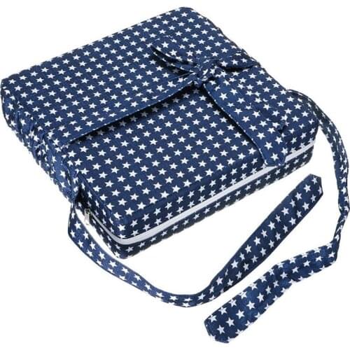 Portable Adjustable Detachable Chair Booster Mat Children Kids Dining Heightening Pad Student Seat Cushion 69HE
