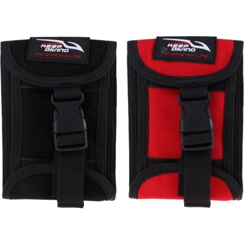 Adjustable Strap Replacement Scuba Dive Weight Belt Pocket Pouch with Quick Release Buckle - 16 x 11 cm / 6.3 x 4.3 inch