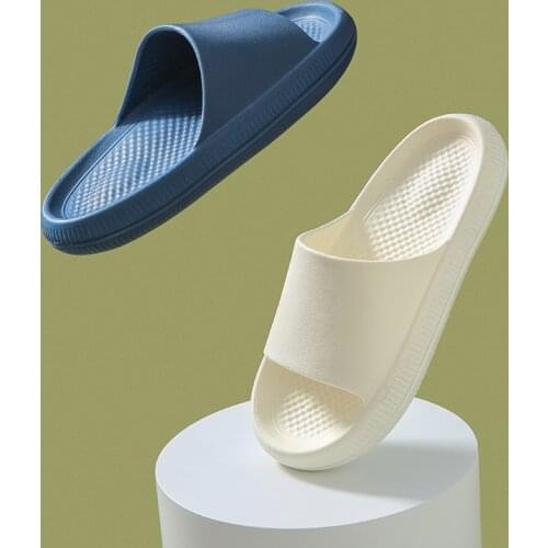 Men Slippers Summer Beach Eva Soft Cozy Sandals Leisure Ladies Sandalias Mujer Indoor Bathroom Anti-slip Woman Shoes