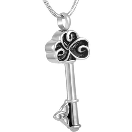Cremation Jewelry For Ashes Neckalce Keep Your Secret Key Shape Memorial Urn Necklace for Ashes Keepsake, Funeral Jewelry Stain