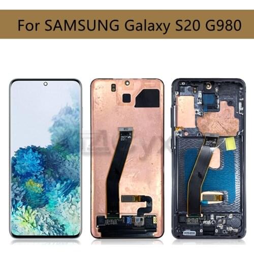 G980 For Samsung Galaxy S20 LCD G980 G980F G980F/DS Display Touch Screen Digitizer Assembly For Samsung S20 Display Burn Shadow