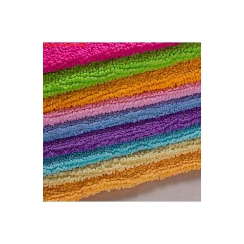100cm*100cm Polyester mop velvet villi flannel fabric slippers material floor mat cloth windows pad chenille Velvet cloth fabric