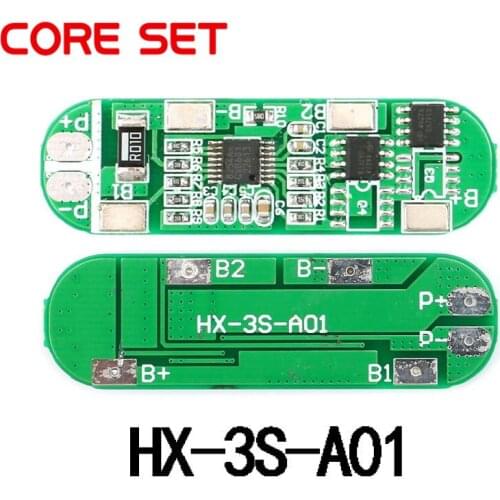 2PCS 3S Lithium Li-ion 18650 4A 11.1V Battery Charger Board Protection PCB BMS 18650 Battery Charging Module 3s Electronic DIY