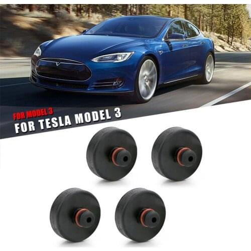 4pcs Car Rubber Lifting Jack Pad Adapter Tool Chassis Suitable For Tesla Model 3 Model S Model X Car Accessories Dropshipping