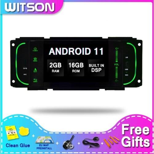 DE Stock ! WITSON Android 10 Car Audio Video For CHRYSLER JEEP DODGE 2 RAM+16GB 4 Octa Core