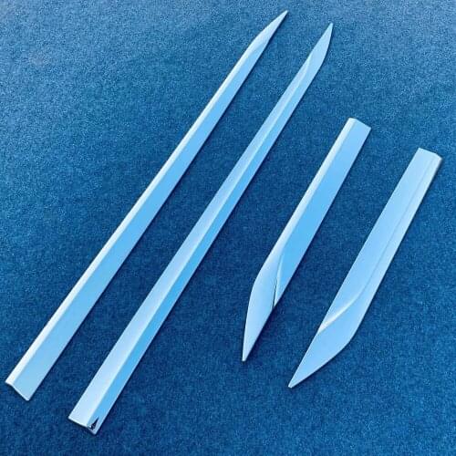 For Toyota Harrier Venza 2020 2021 ABS Door Body Molding Fit Door Body Anti-scratch Protector Car Door Side Strips Trim Cover