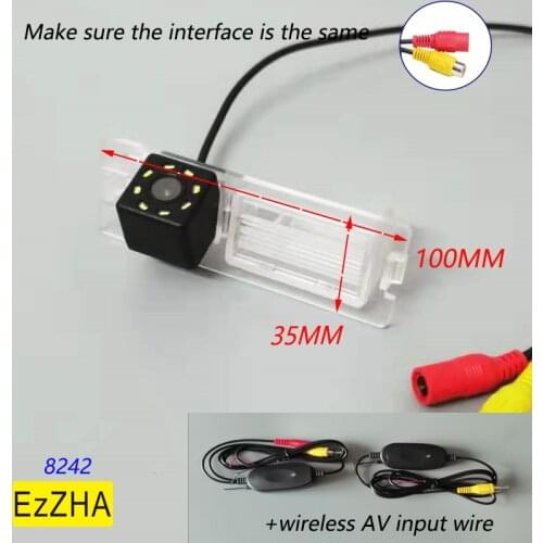 HD Dynamic Trajectory Tracks Car Rear View Camera For Fiat Bravo Brava Ritmo Punto EVO Linea Grand Siena Croma 500L 4 led Night