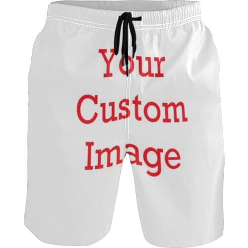 Personality Custom Picture Men Beach Shorts Board Trunks Shorts Casual Quick Drying Male Swimwear Swimsuits Active Sweatpants