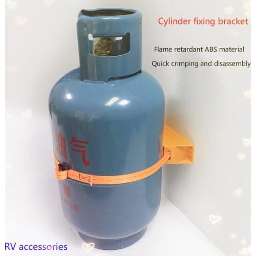 RV Cylinder Fixing Bracket Nylon Strap 0100499 Motorhome Modification Parts And Accessories Motorhome Gas Cylinder Fixing Seat