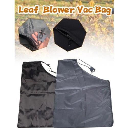 Leaf Blower Bag 60*40cm Large Size Leaf Blower Replacement Bag Elastic Band Blower Vacuum Bag with Zipper Bottom Dump Tools