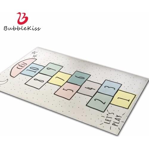 Bubble Kiss Imitation Wool Velvet Soft Carpets for Living Room Home Decor Childrens Room Game Mat Non-Slip Kids Play Area Rugs