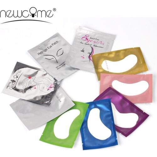 NEWCOME Eyelash Patches Pad under Eye Pads Lashes Eyelash Extension Paper Patches Eye Tips Stickers Wraps Makeup Tools