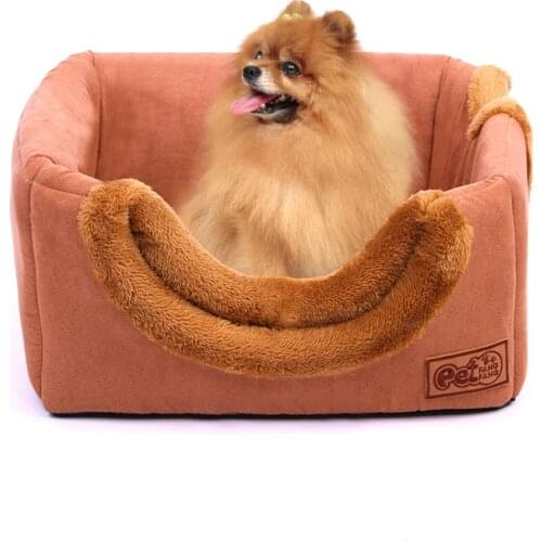 New Dog Kennel Winter Warm Cave for small medium Pet Top Quality Soft With Mat Puppy Kitten Sleeping Bed