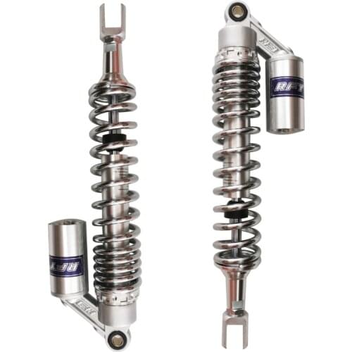 New 1pair 400mm/410mm/420mm/430mm Motorcycle Shock Absorber Suspension for HONDA YMAHA SUZUKI Kawasaki ATV Silver