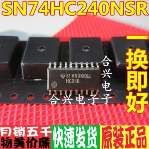 Hc240 Sn74hc240nsr Sop20 Buffer and Line Driver Brand New