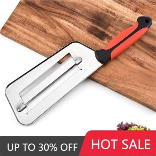 Vegetable Slicer Double 2 Slice Blade Slicing Knife Fish Scale Cleaner Knives Vegetables Slicer Peeler Fruit Peeler Kitchen Tool