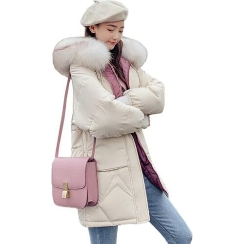 Fake Fur Parkas Women Down Cotton Jacket New Winter Jacket Women Thick Snow Wear Winter Coat Lady Clothing Female Jackets Parkas