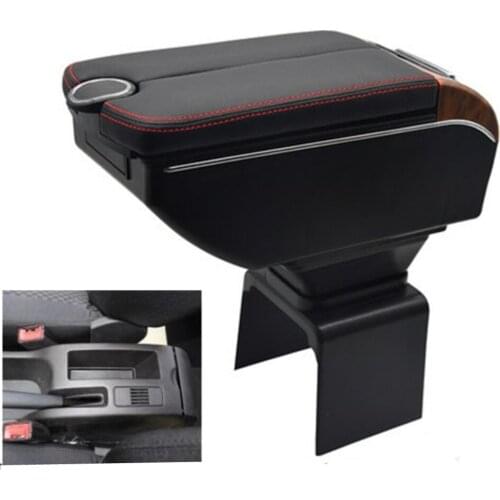 For 307 Armrest Box Double doors open USB interface Centre Console Storage Box Arm Rest Car accessories armrests