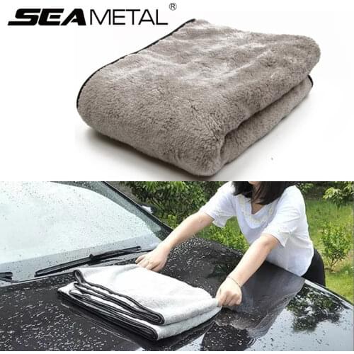 Microfiber Towel Car Wash Accessories 100X40cm Super Absorbency Car Cleaning Cloth Premium Microfiber Auto Towel One-Time Drying
