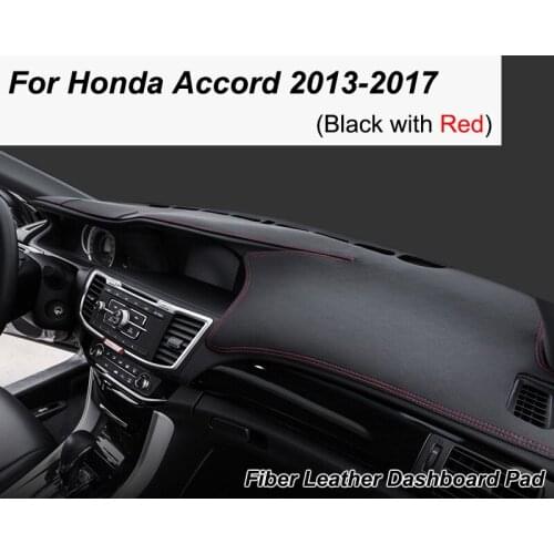 For Honda Accord 9th 2013-2017 Anti-Slip Mat Dashboard Cover Pad Sunshade Dashmat Cape Rug Carpet Auto Accessories