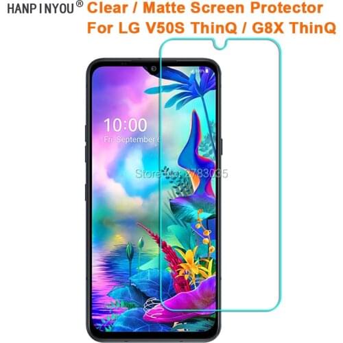 3 PCS For LG V50S ThinQ / G8X ThinQ 6.4" Clear Glossy /Anti-Glare Matte Screen Protector Protective Film Guard (Not Glass)