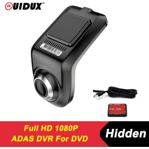 QUIDUX U3 ADAS Mini Car DVR Camera Full HD LDWS Auto Digital Video Recorder Dash Cam for Android Multimedia player
