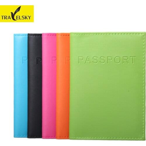 RFID passport holder travel RFID protect passport card PU leather 5colors tickets holder 1 pcs free shipping 13594